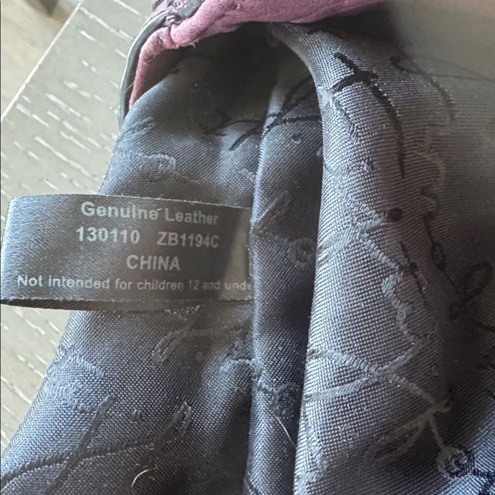 Fossil FIFTY FOUR VINTAGE Hobo Purple Plum Leather Handbag Shoulder Bag Slouchy - Picture 12 of 16